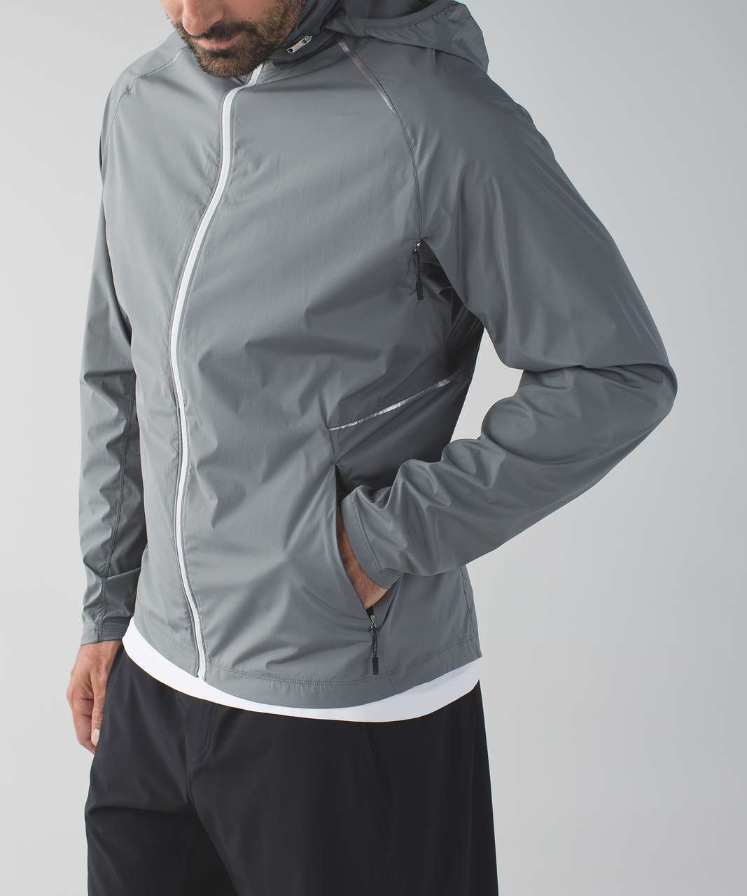 Lululemon Surge Jacket - Slate / Nimbus