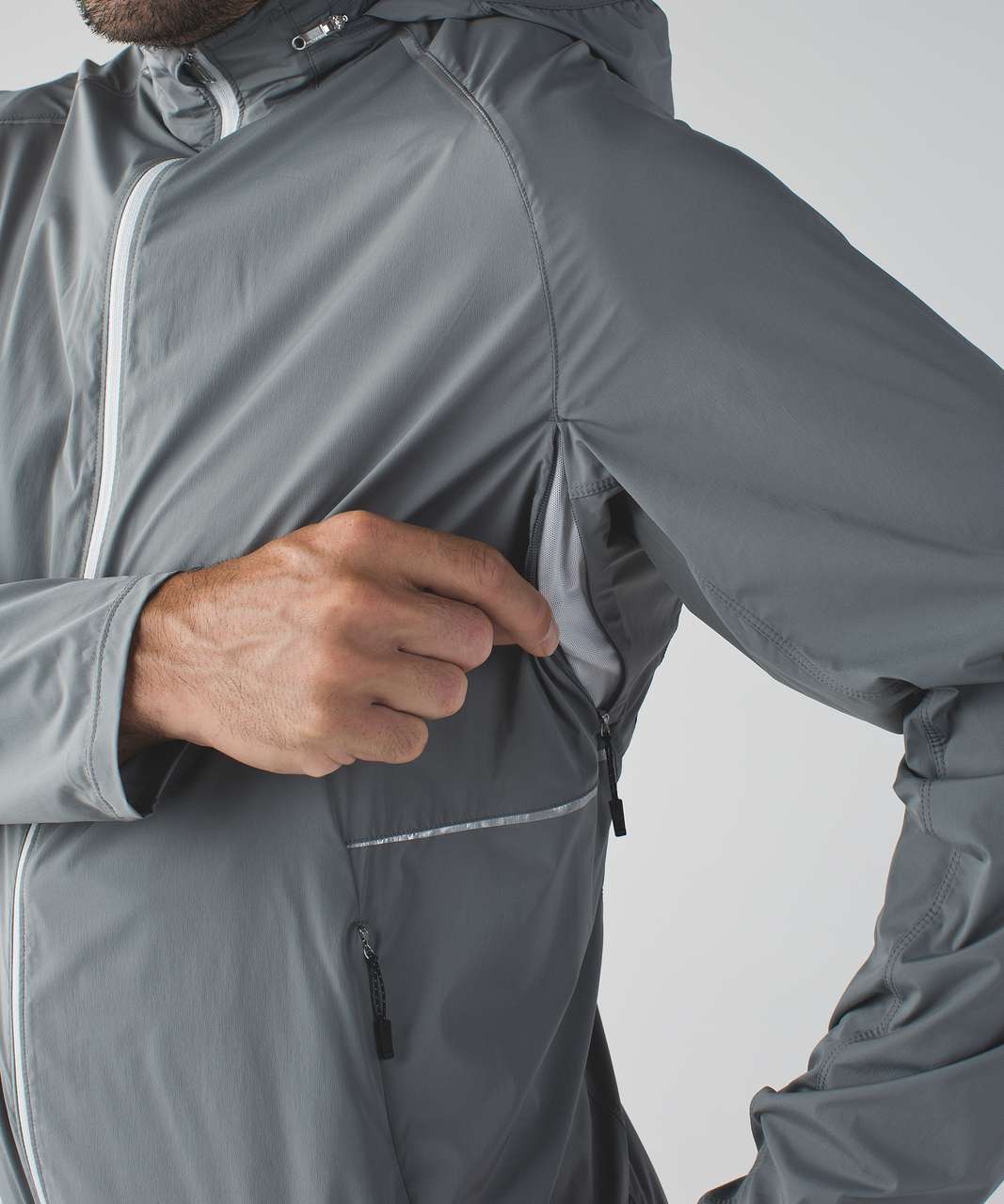 Lululemon Surge Jacket - Slate / Nimbus