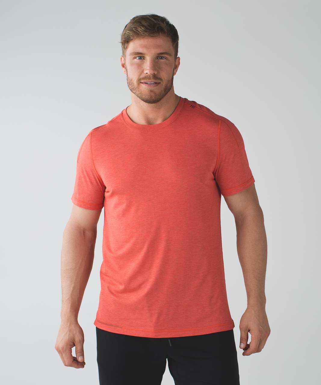 Lululemon Catalyst Short Sleeve - Heathered Alarming