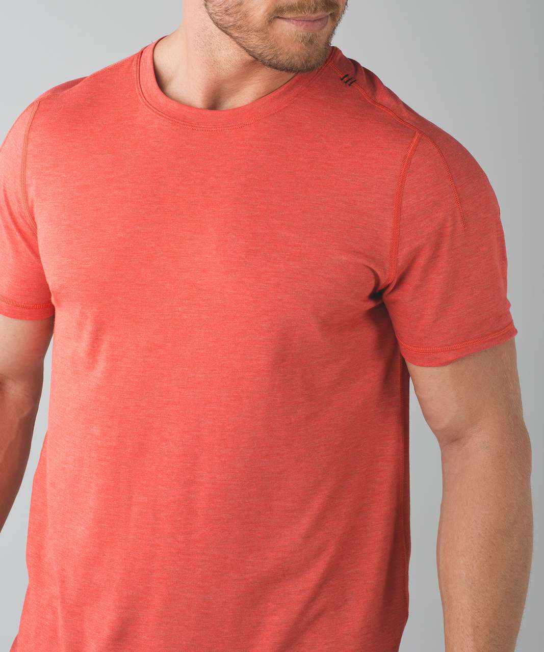 Lululemon Catalyst Short Sleeve - Heathered Alarming