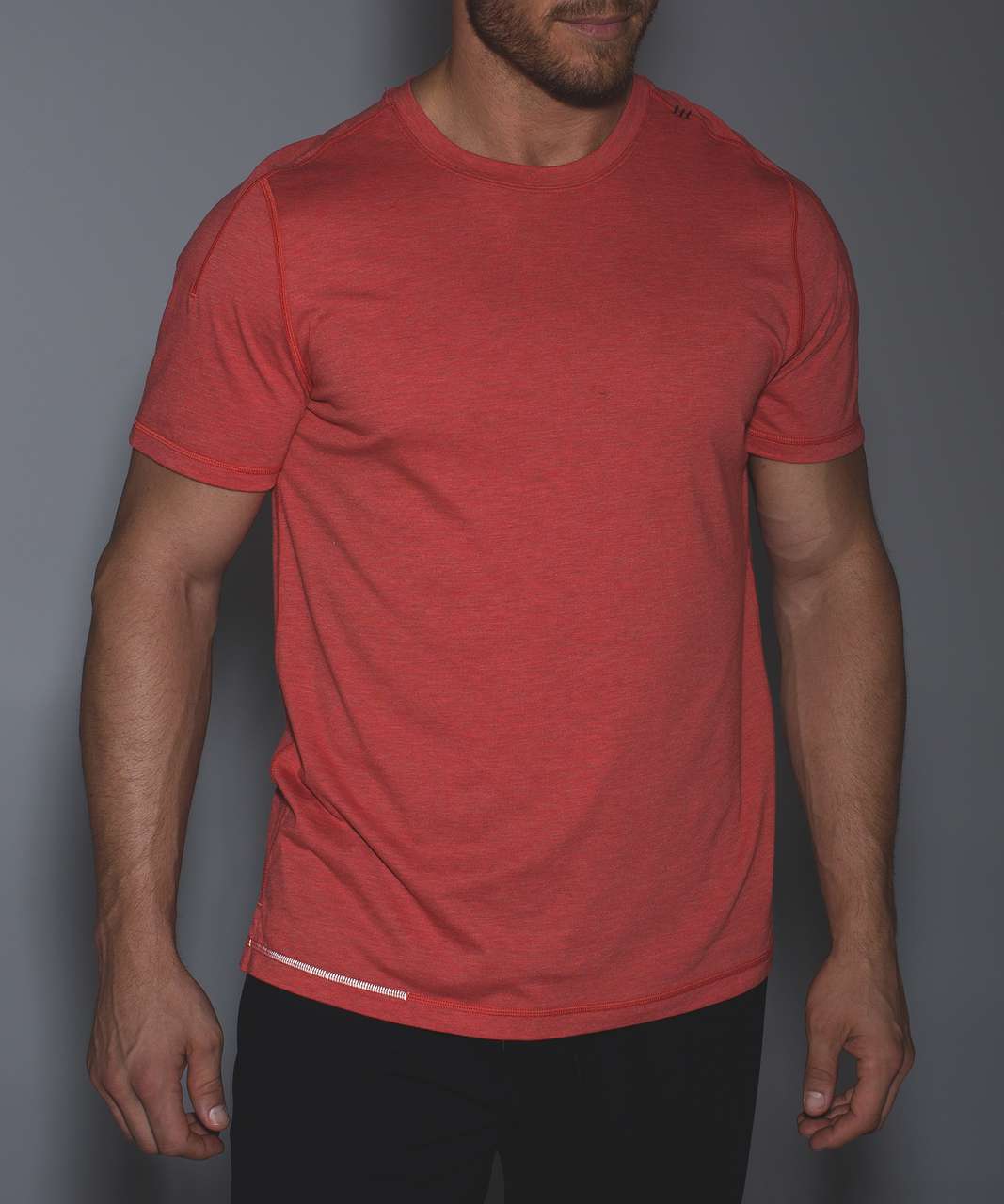 Lululemon Catalyst Short Sleeve - Heathered Alarming