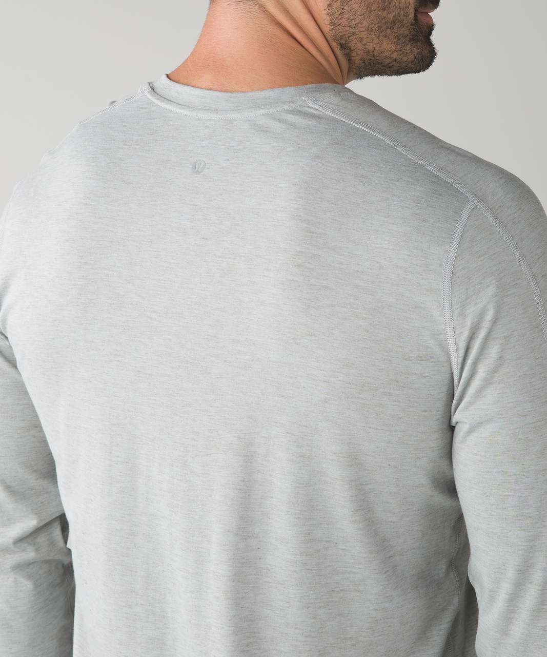 Lululemon Catalyst Long Sleeve - Heathered Silver Spoon