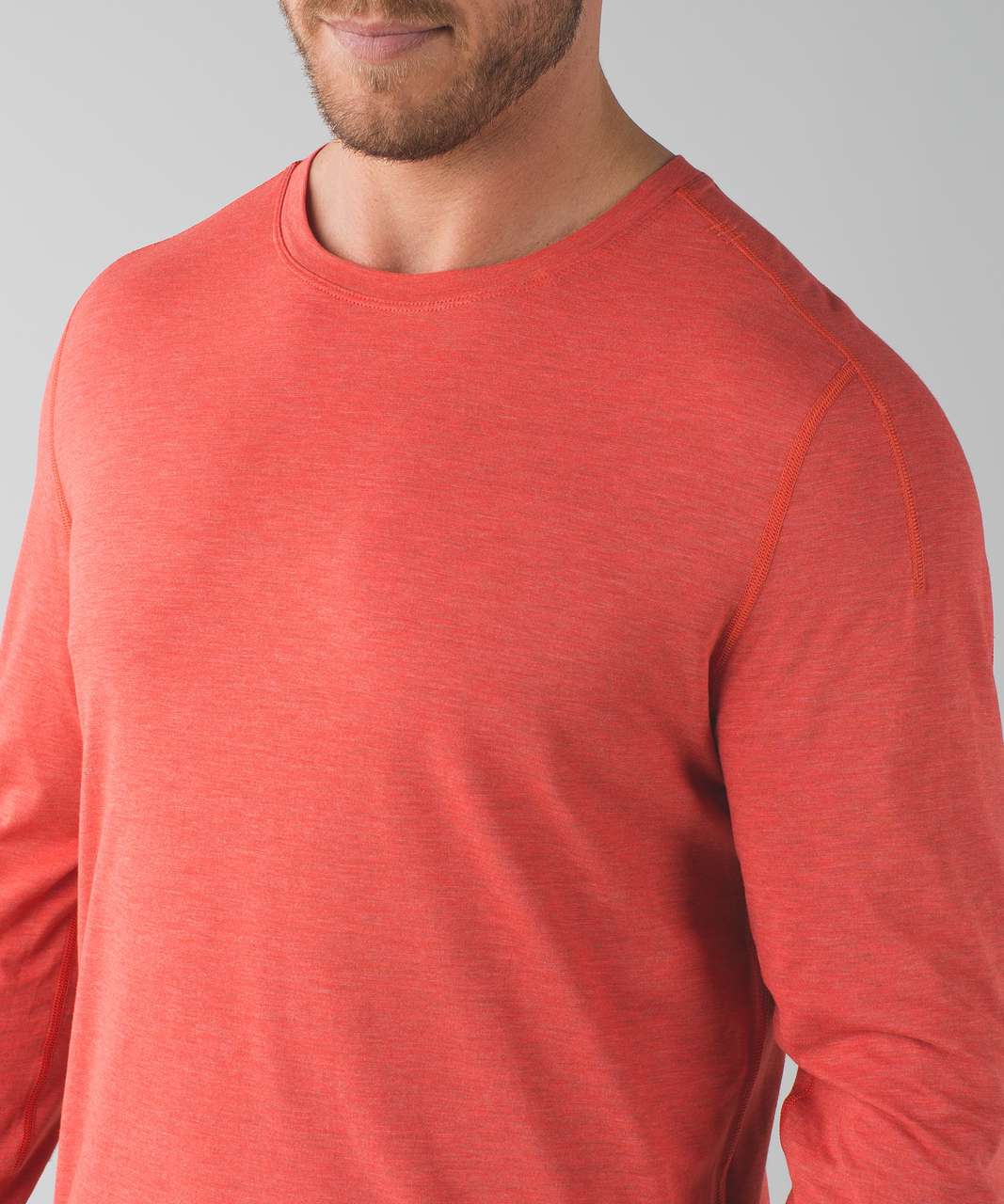 Lululemon Catalyst Long Sleeve - Heathered Alarming