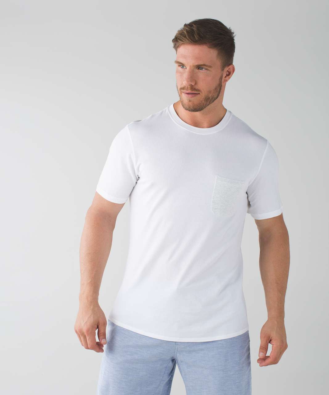 Lululemon Sundown Short Sleeve - White / Heathered White