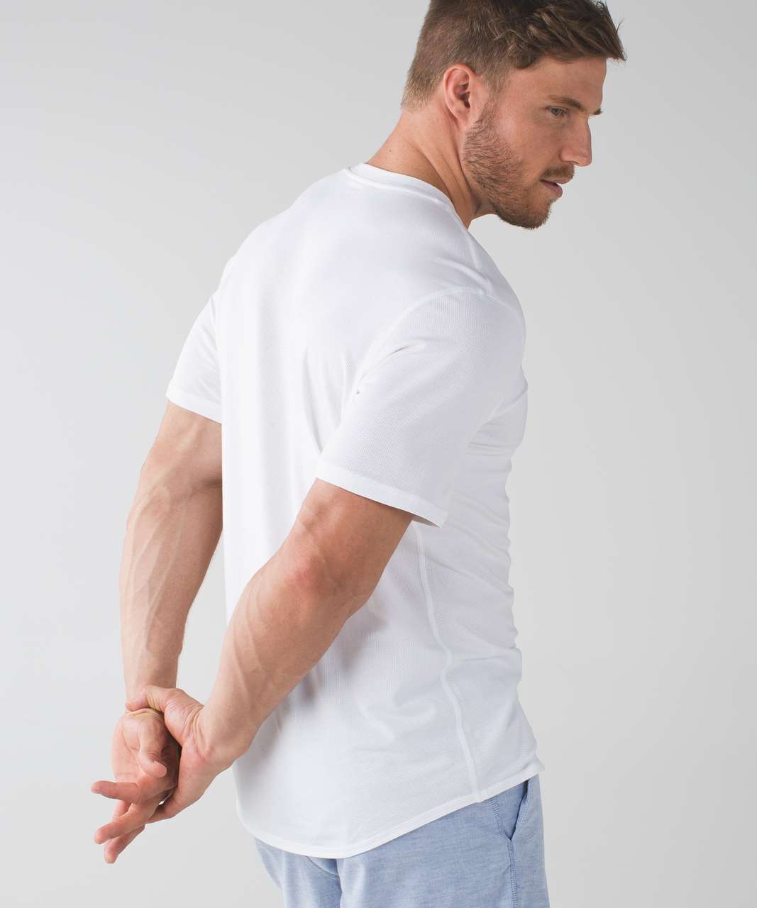 Lululemon Sundown Short Sleeve - White / Heathered White