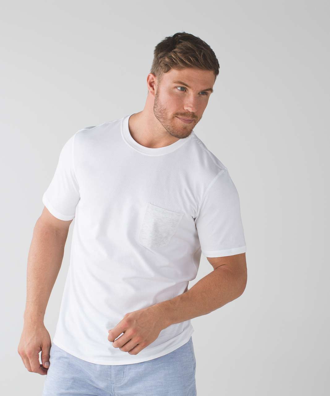 Lululemon Sundown Short Sleeve - White / Heathered White