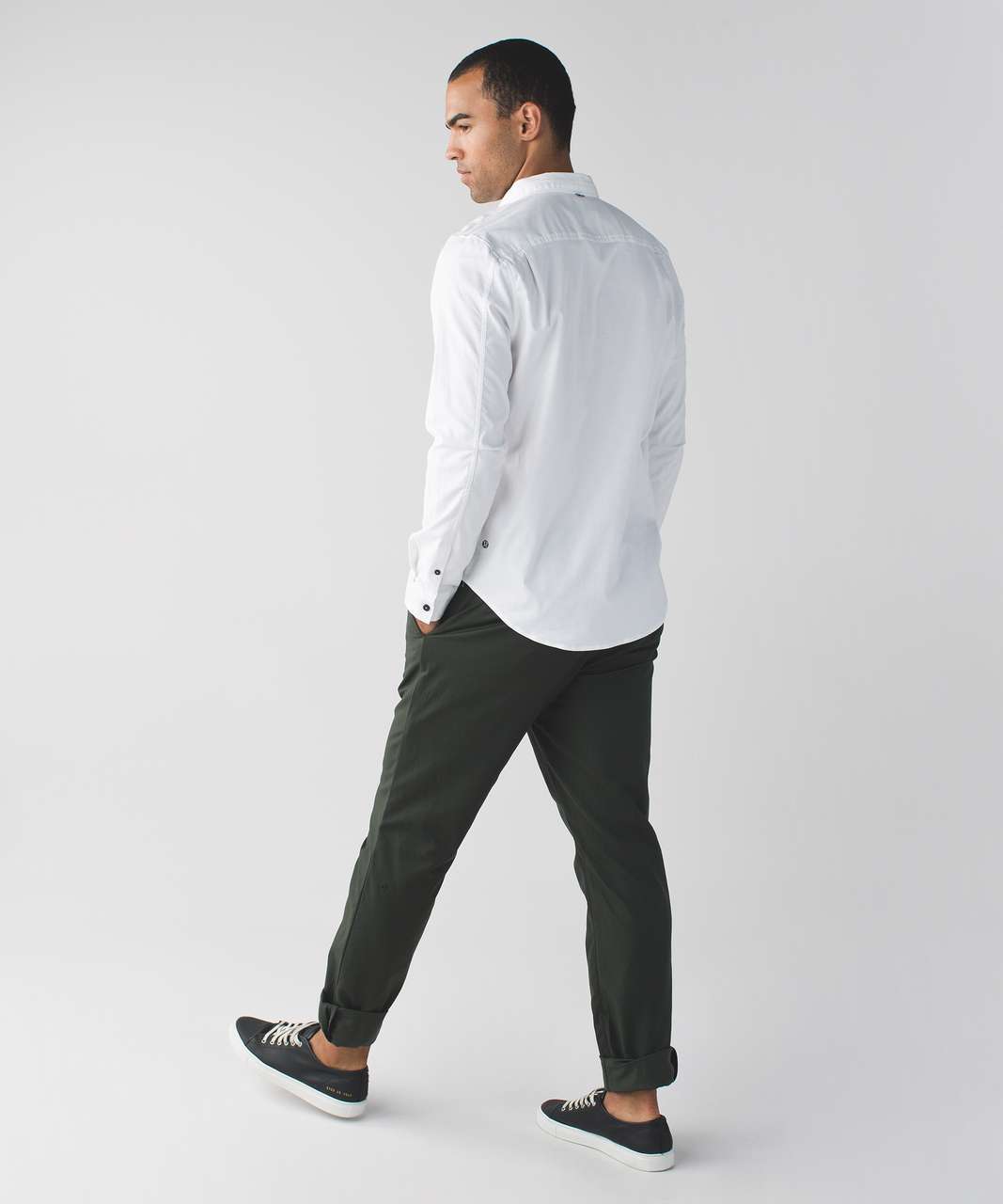 Lululemon Commission Long Sleeve Button Down *Qwick Oxford - White (Second Release)