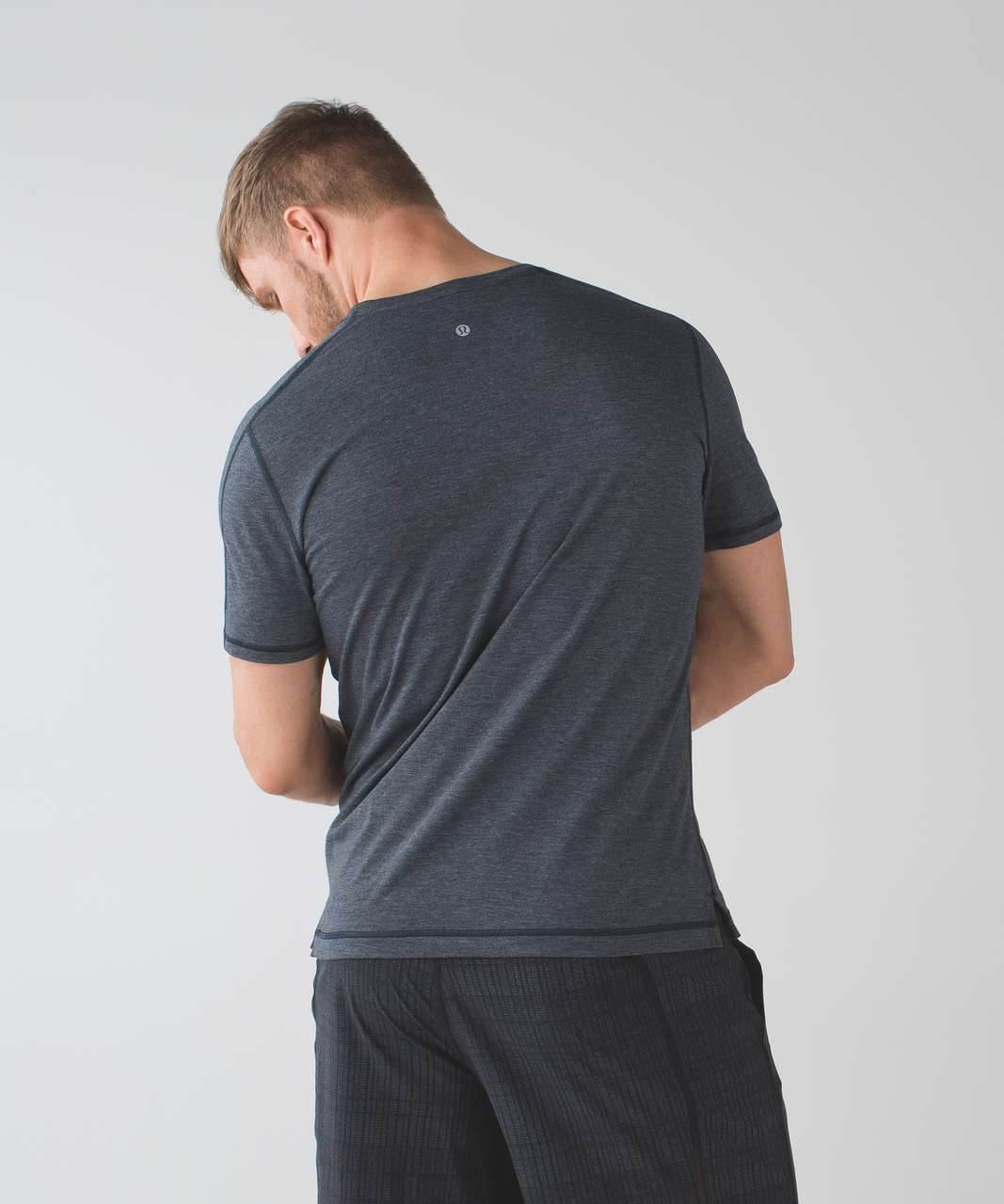 Lululemon Catalyst Short Sleeve - Heathered Classic Navy