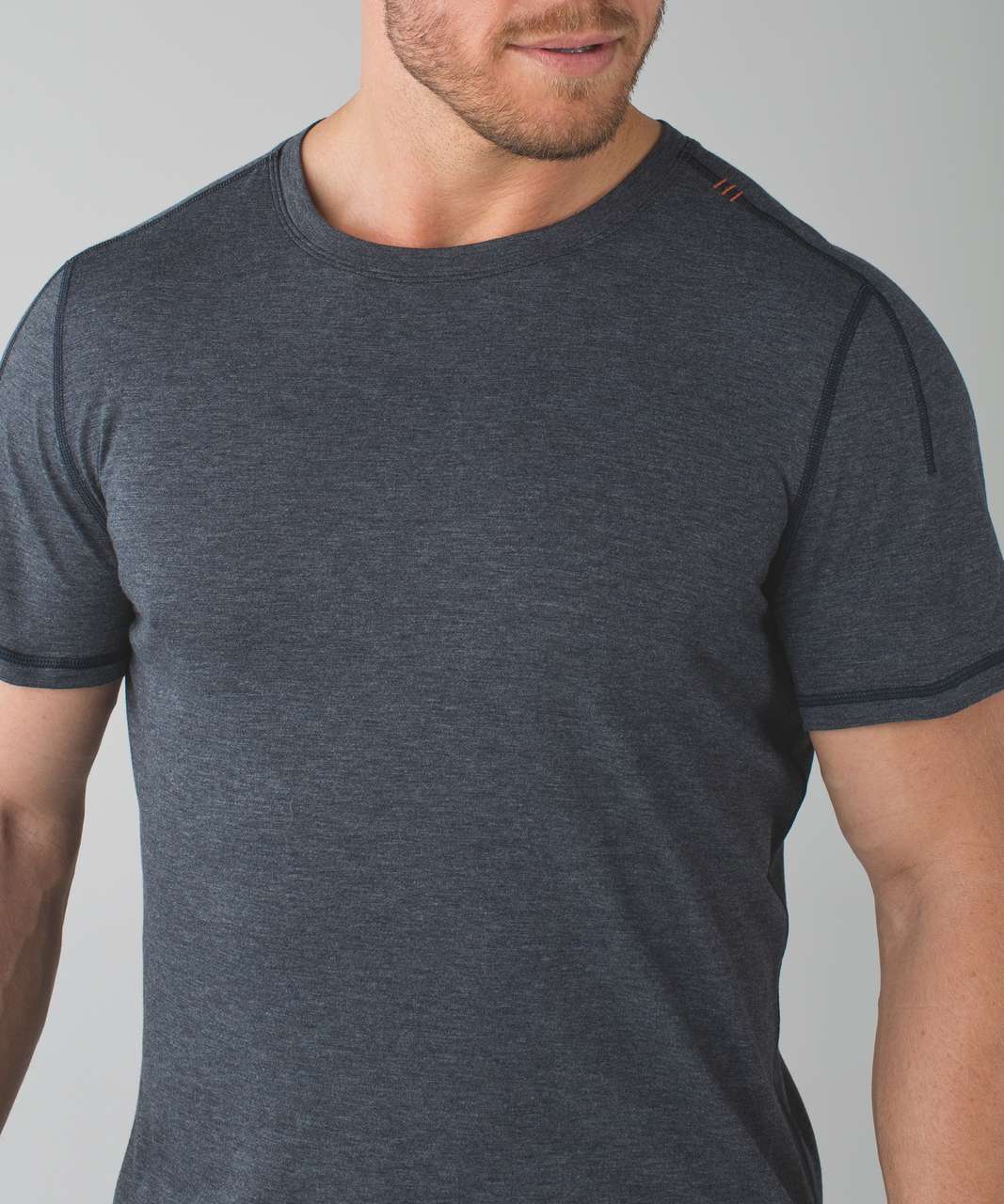 Lululemon Catalyst Short Sleeve - Heathered Classic Navy