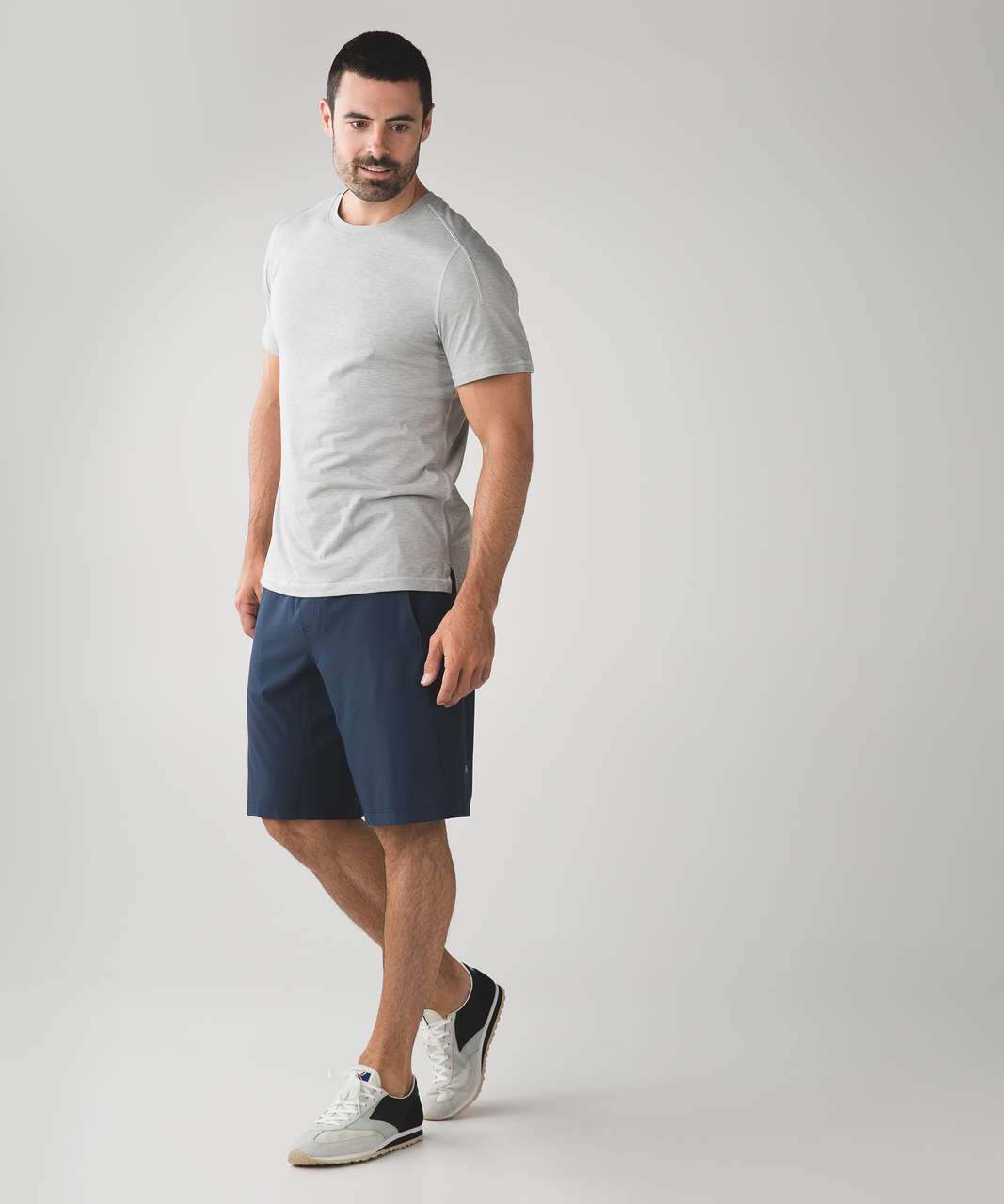 Lululemon Catalyst Short Sleeve - Heathered Silver Spoon