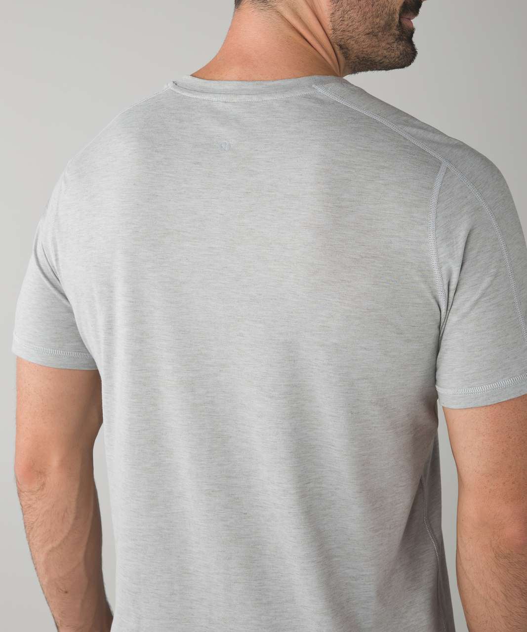 Lululemon Catalyst Short Sleeve - Heathered Silver Spoon