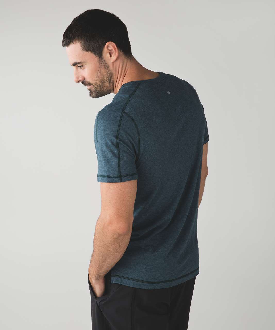 Lululemon Catalyst Short Sleeve - Heathered Alberta Lake