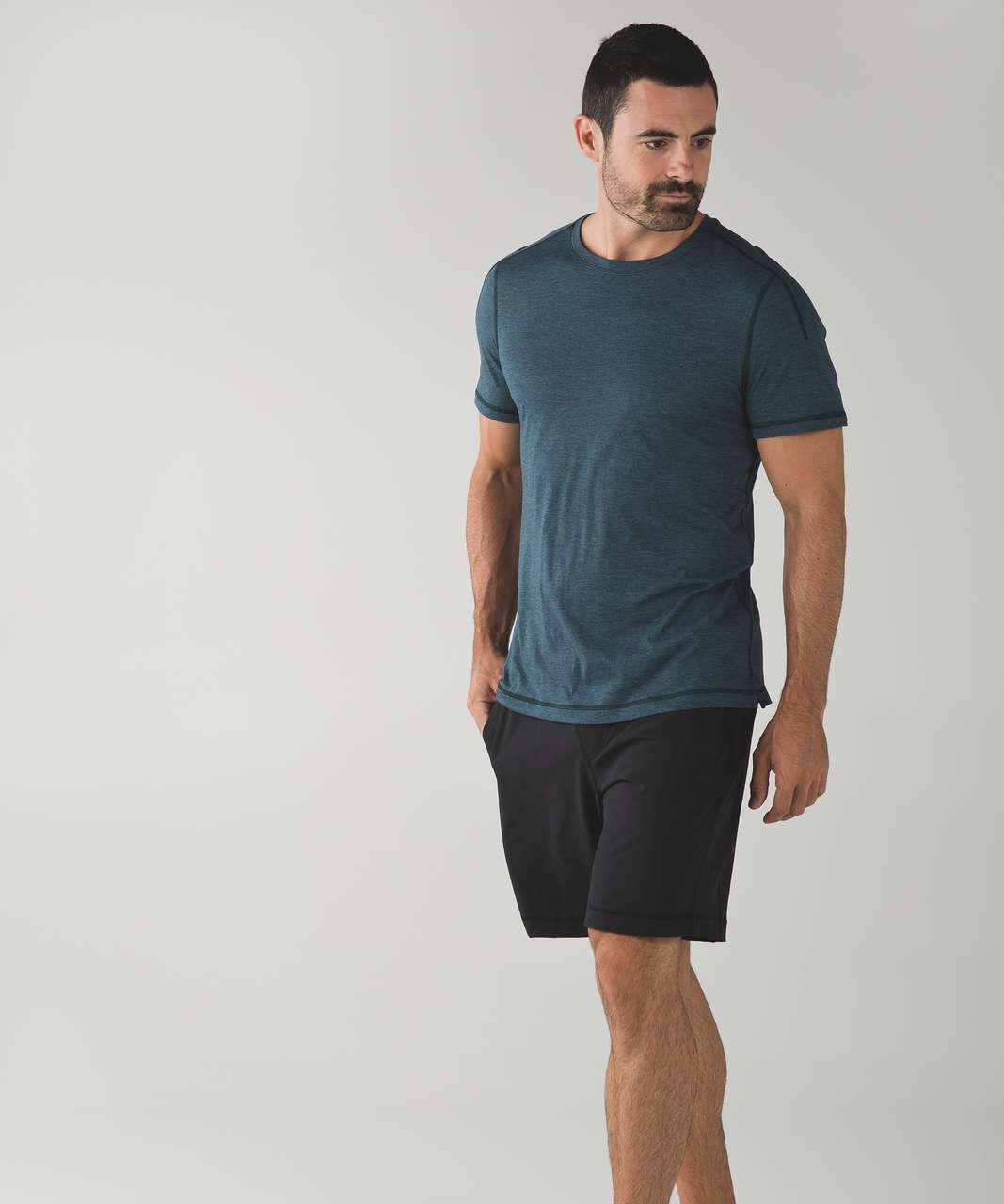 Lululemon Catalyst Short Sleeve - Heathered Alberta Lake - lulu fanatics