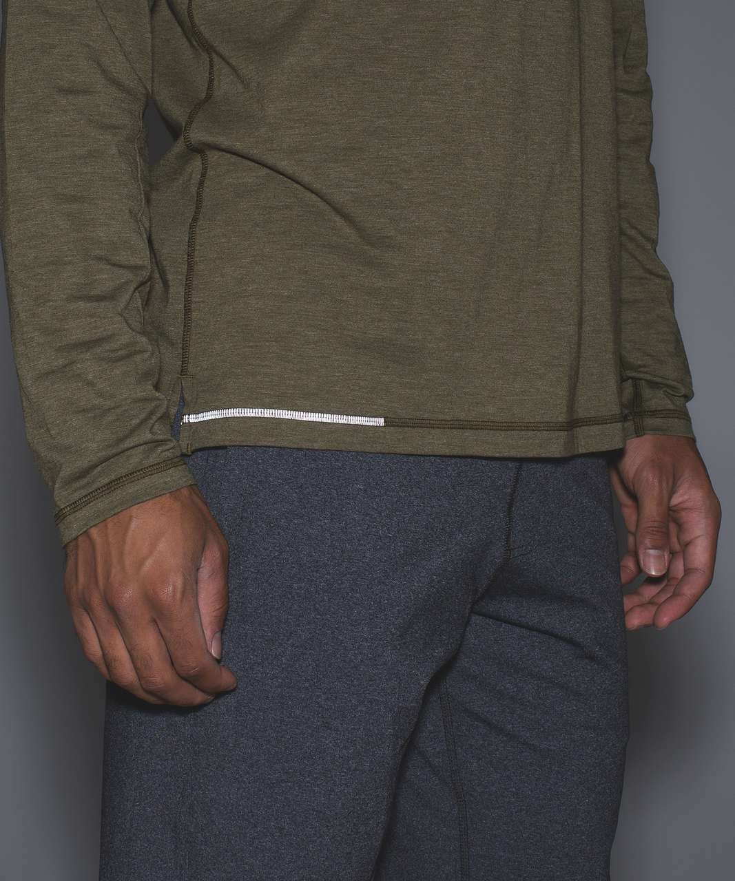 Lululemon Catalyst Long Sleeve - Heathered Moss