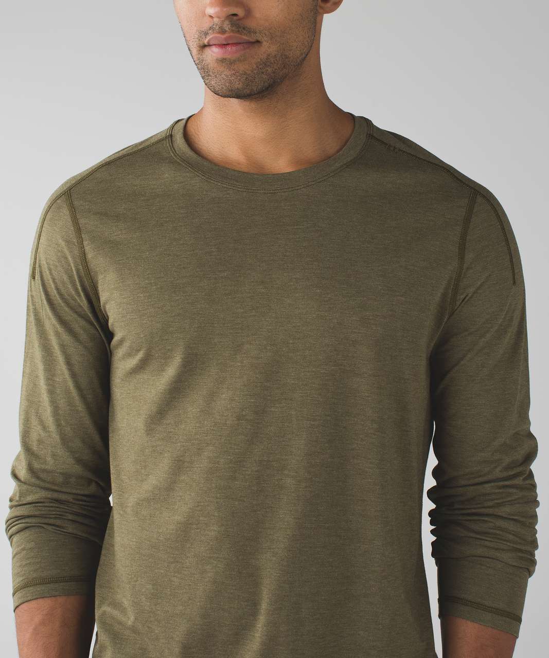 Lululemon Catalyst Long Sleeve - Heathered Moss