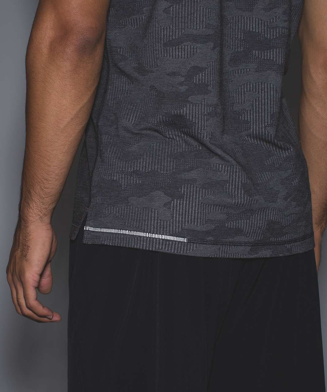 Lululemon Catalyst Camo Sleeveless - Heathered Black