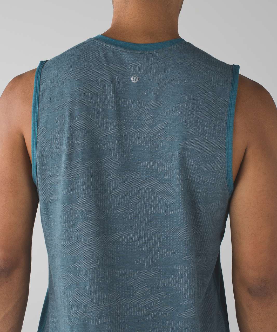 Lululemon Catalyst Camo Sleeveless - Heathered Desert Teal - lulu fanatics