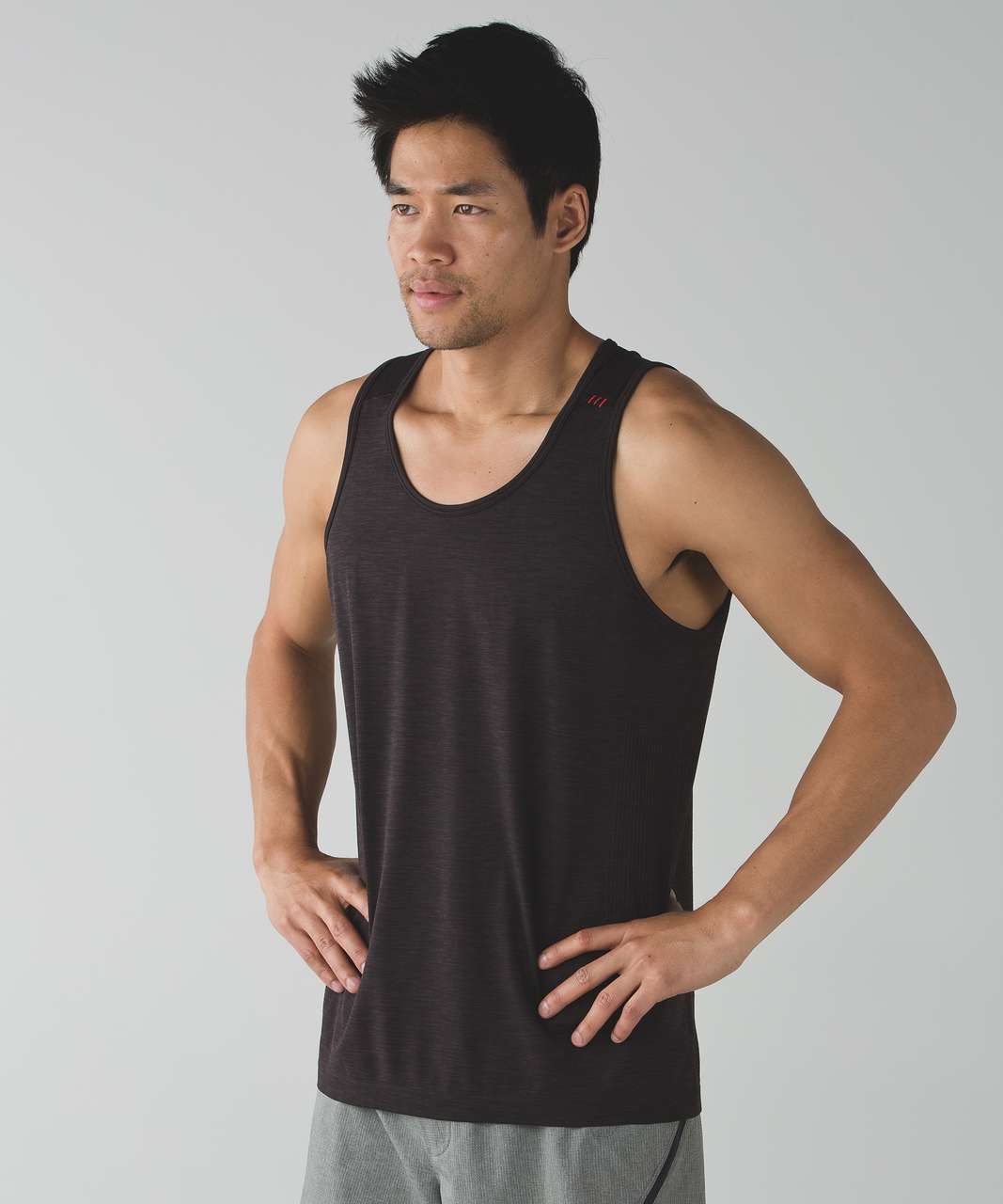 Lululemon Metal Vent Tech Tank - Black Cherry / Black