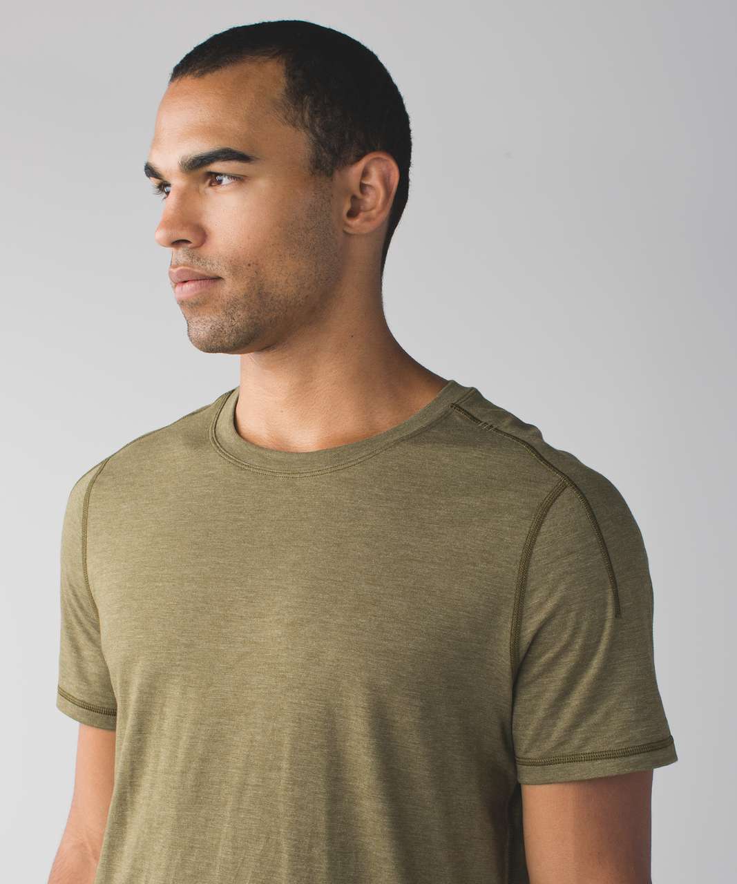 Lululemon Catalyst Short Sleeve - Heathered Moss