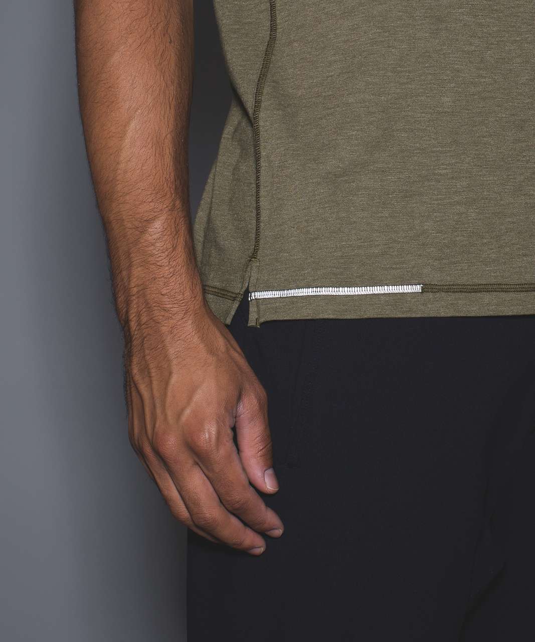 Lululemon Catalyst Short Sleeve - Heathered Moss