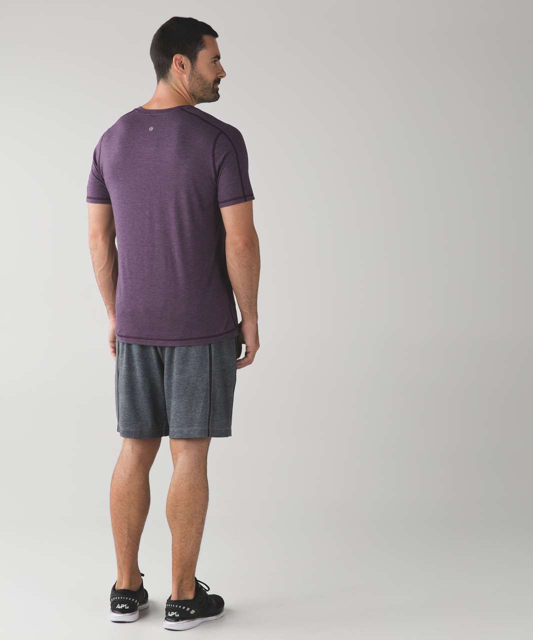 Lululemon Catalyst Short Sleeve - Heathered Deep Zinfandel