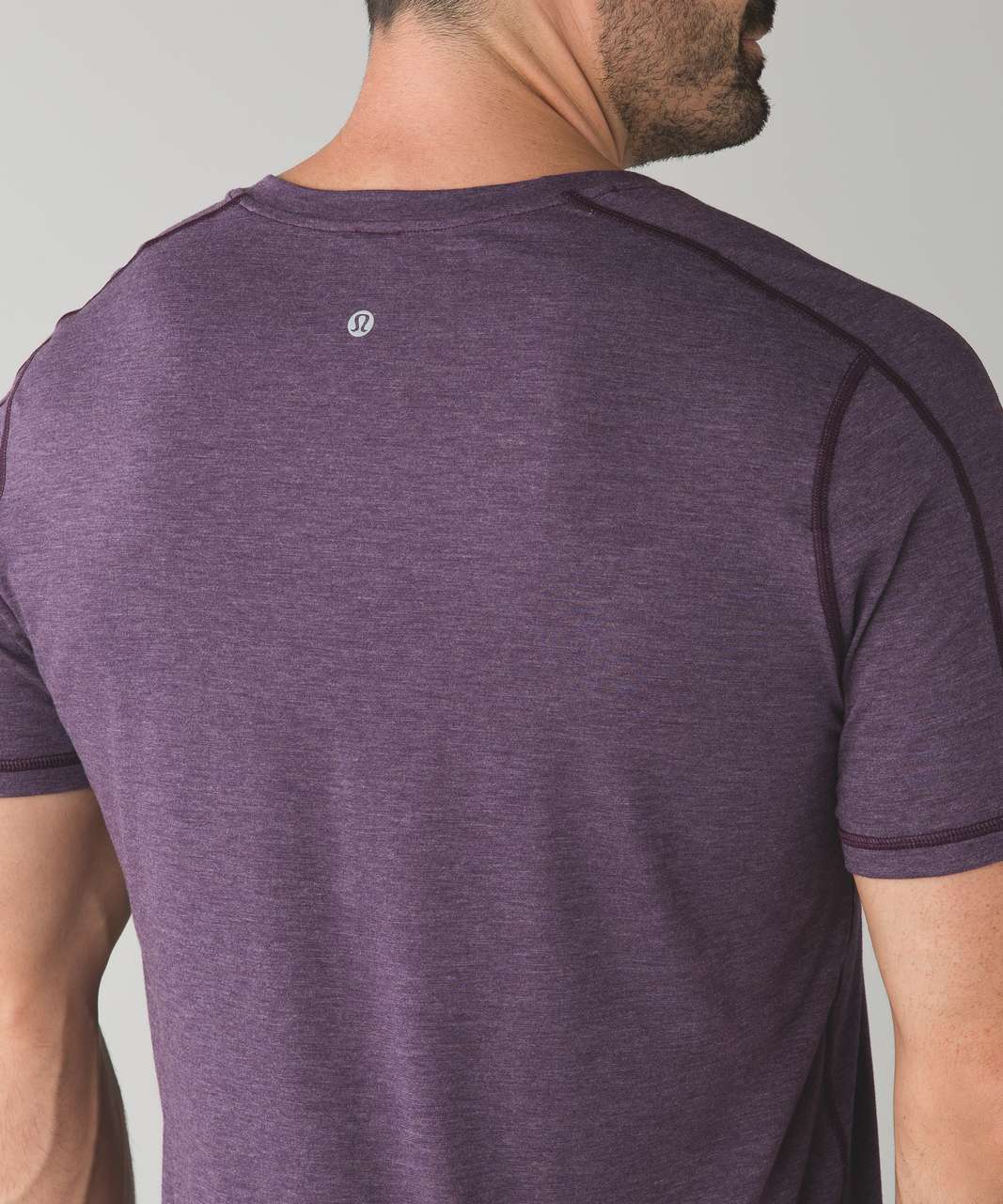 Lululemon Catalyst Short Sleeve - Heathered Deep Zinfandel