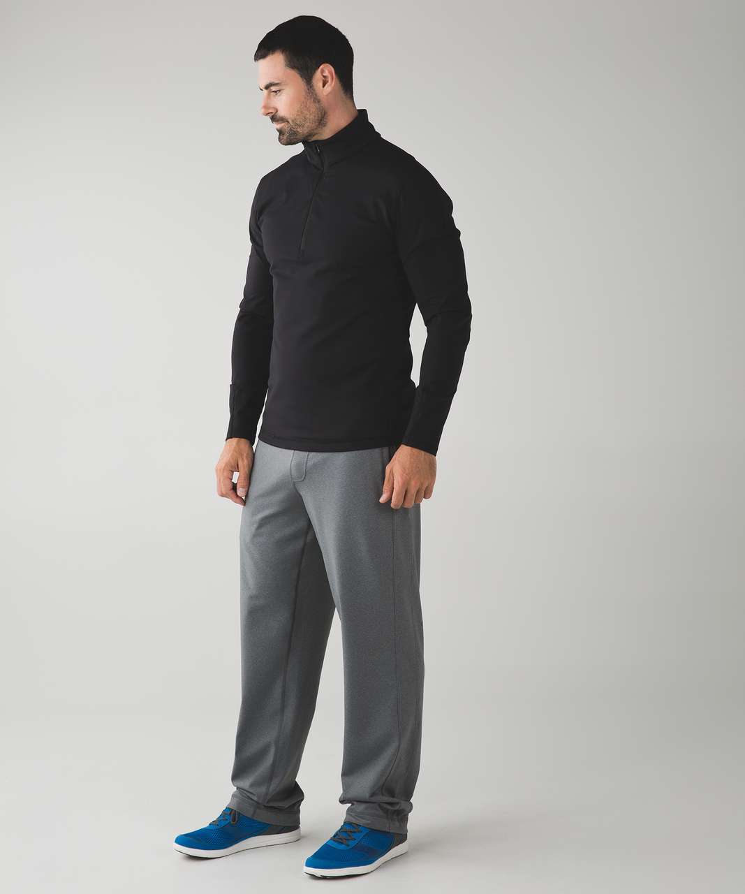 Lululemon Paneled Warmth 1/2 Zip - Black