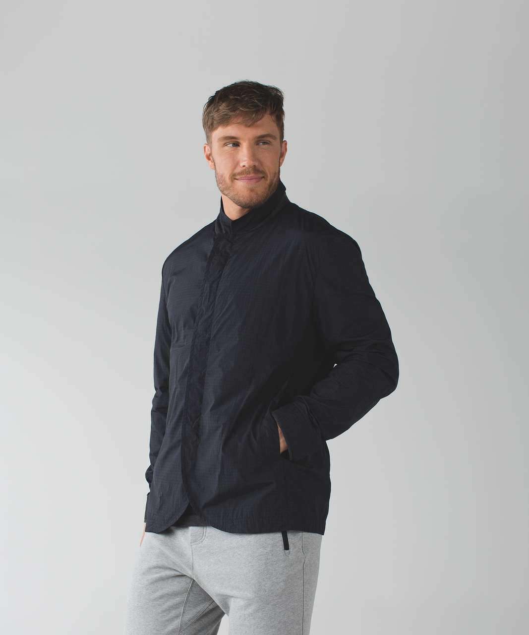 Lululemon Ablazer - Glen Check Classic Navy Black