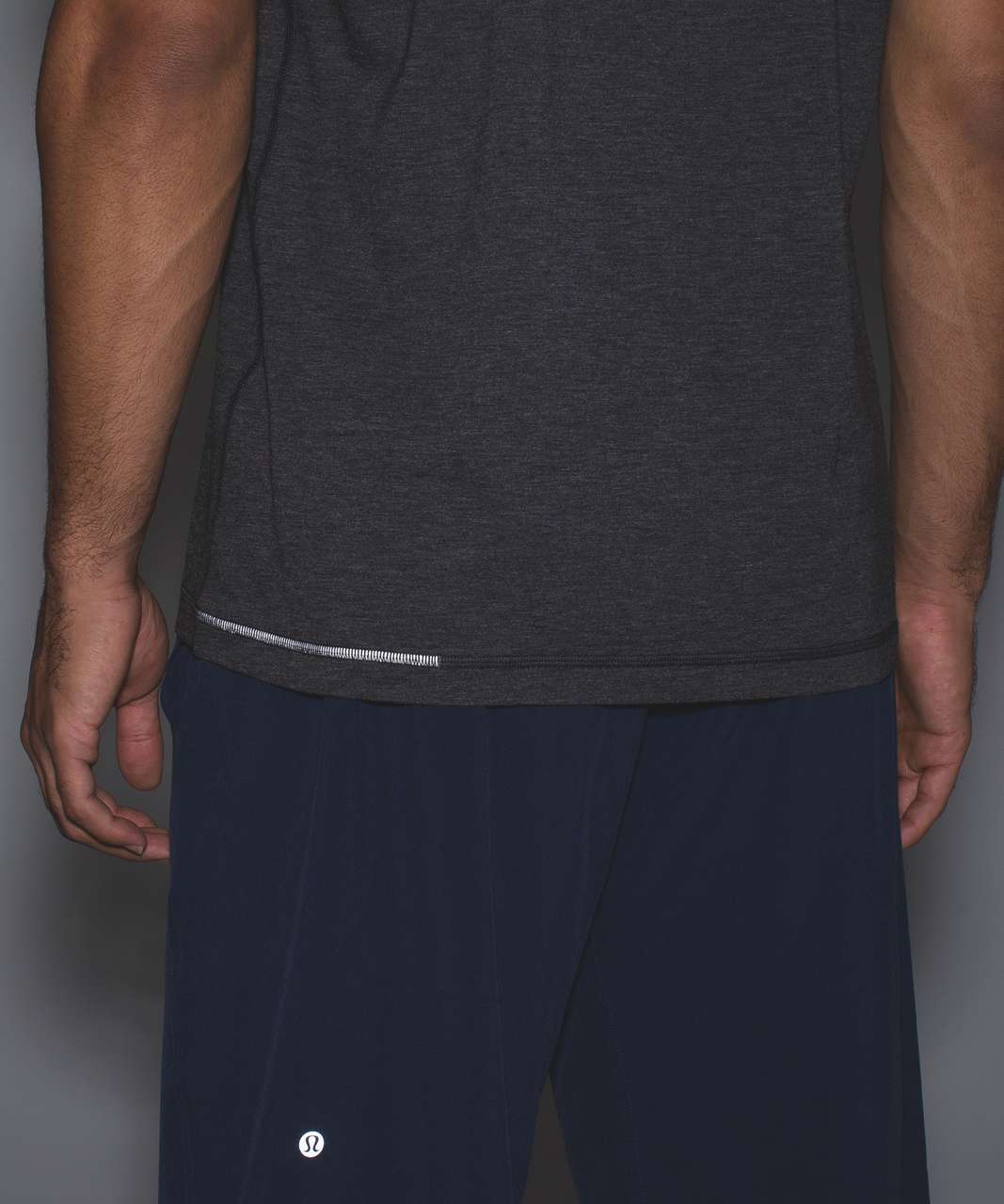 Lululemon The Driver Short Sleeve - Heathered Black