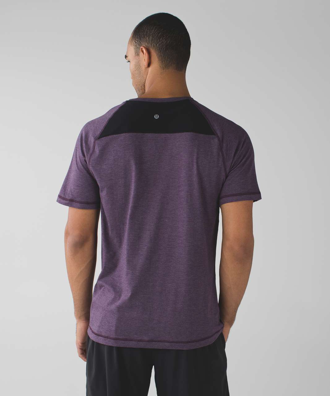 Lululemon The Driver Short Sleeve - Heathered Deep Zinfandel