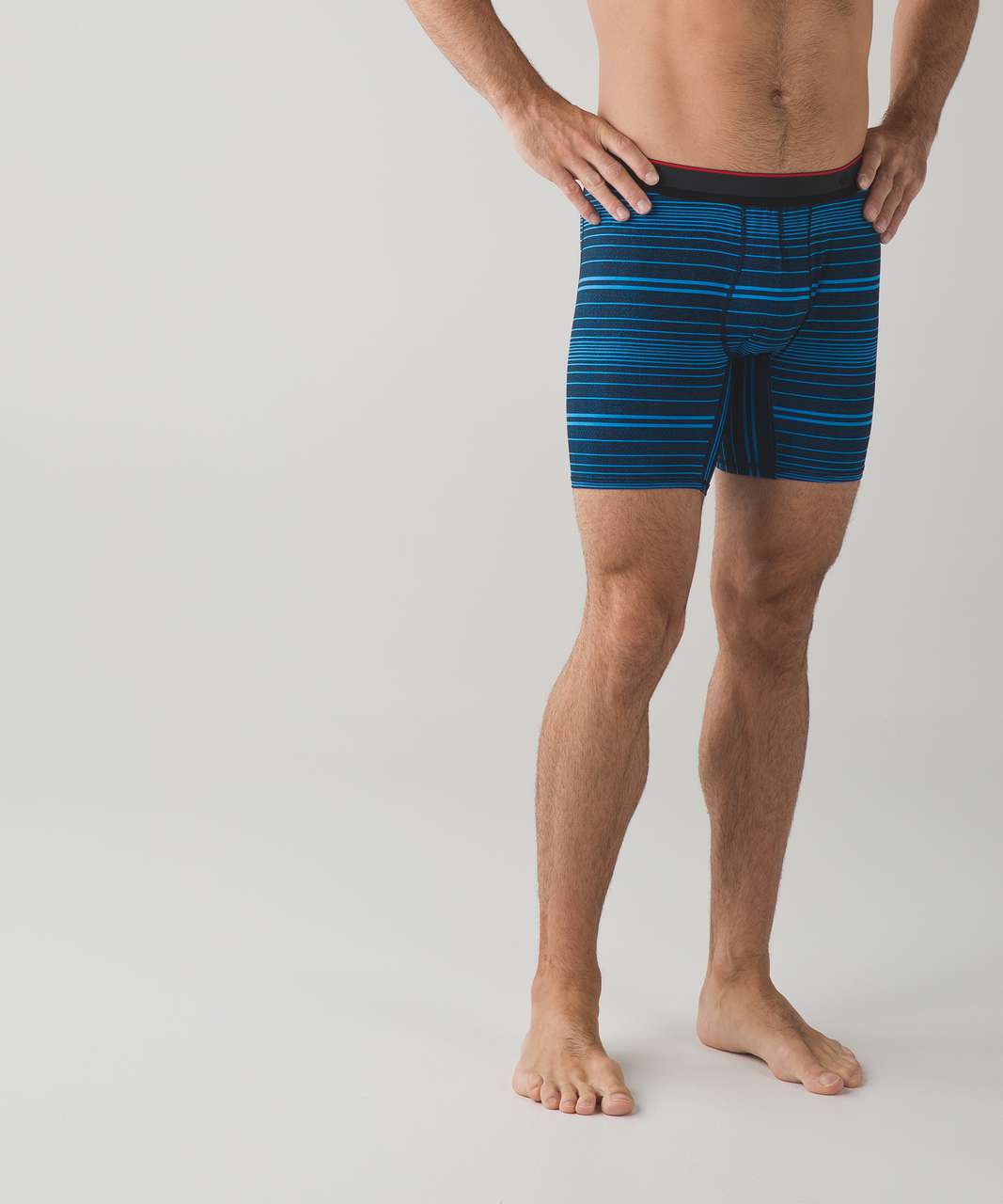 Lululemon No Boxer Boxer (The Long One) - Trek Seymour Texture Cornflower Blue Depth