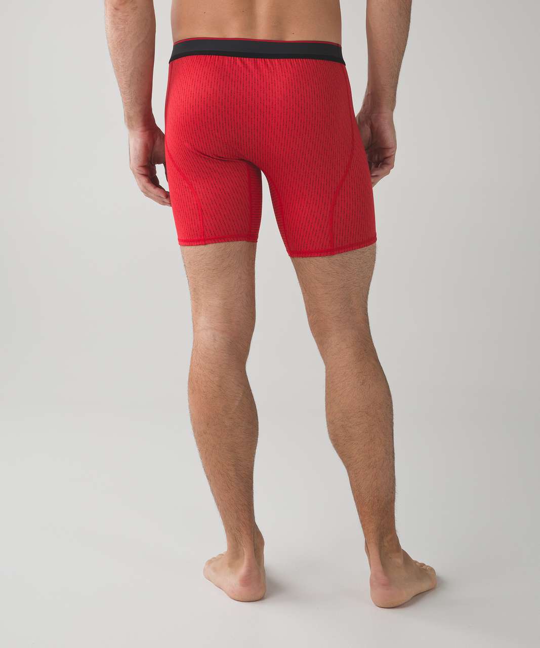 Lululemon No Boxer Boxer (The Long One) - Straight Shot Lulu Red Prep Red