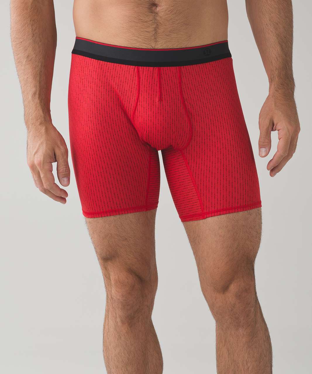 Lululemon No Boxer Boxer (The Long One) - Straight Shot Lulu Red Prep Red