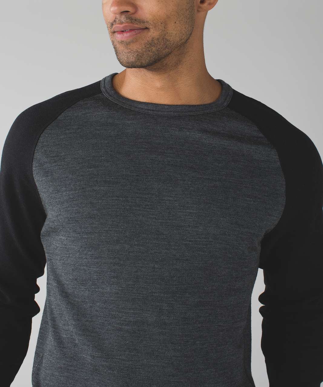 Lululemon Arrival Crew - Heathered Black