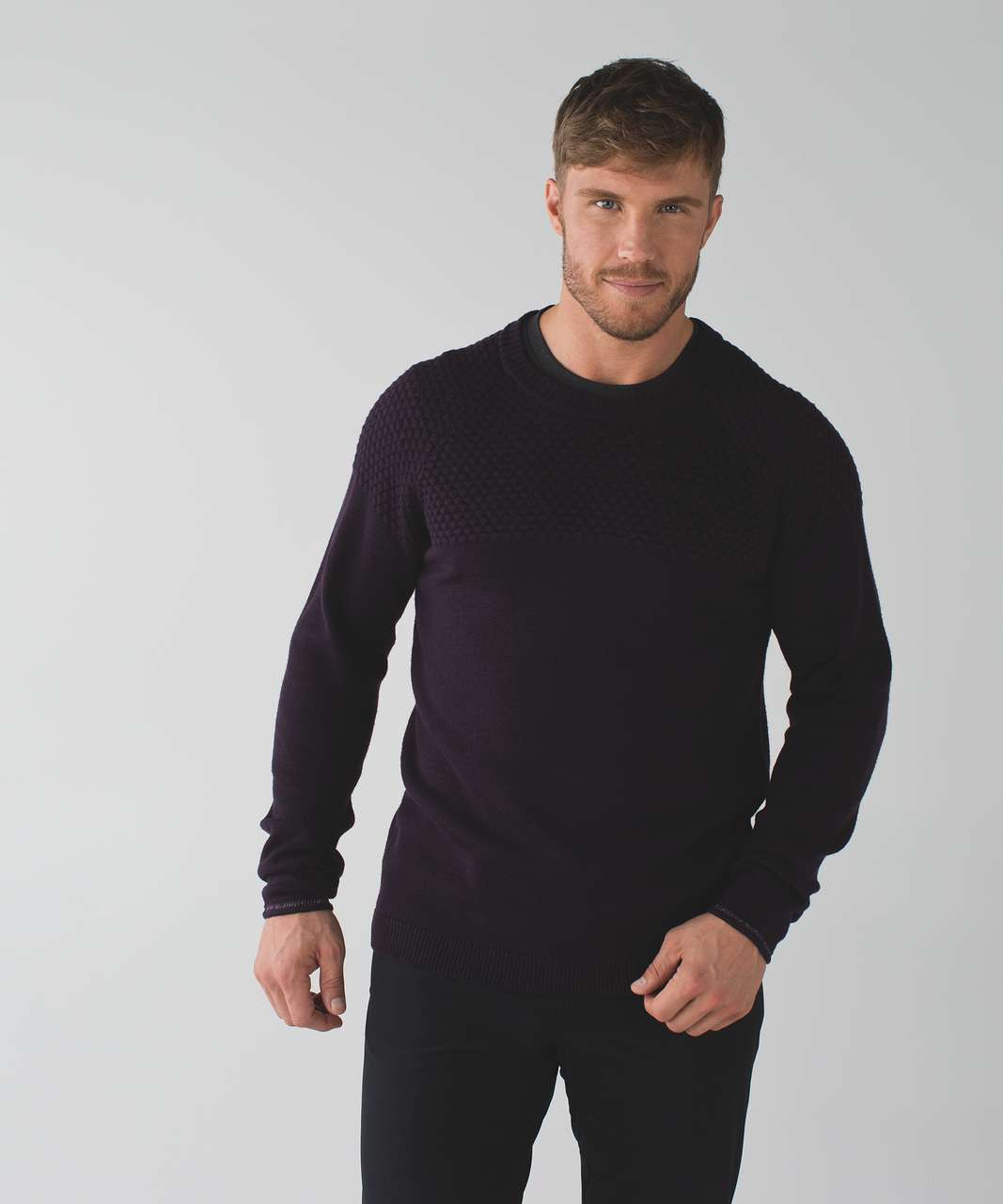 Lululemon Aran Sweater Crew - Black Cherry