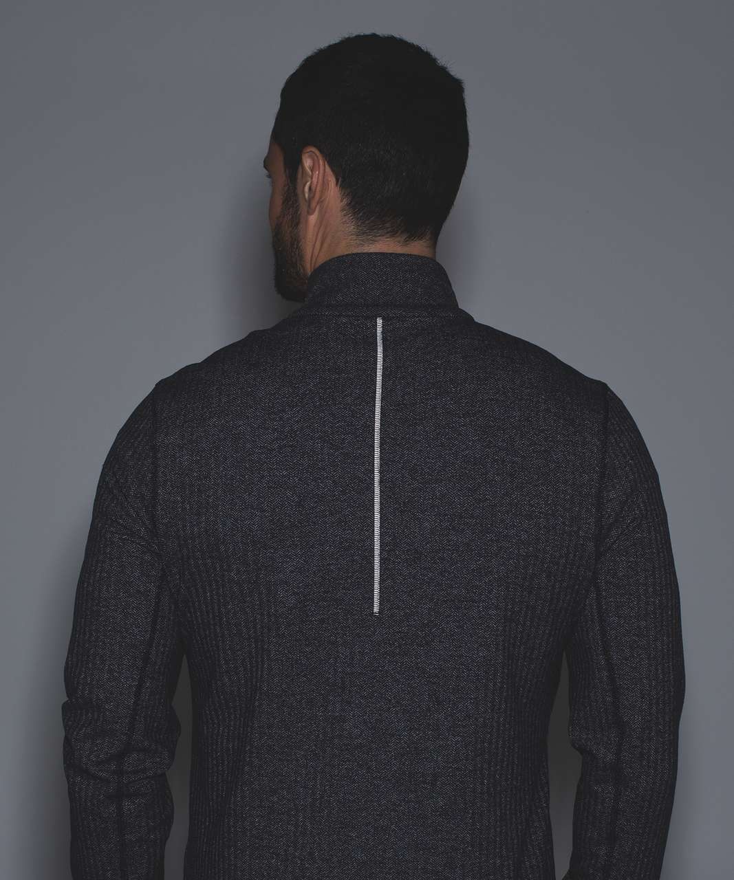 Lululemon PrePost Jacket - Heathered Herringbone Heathered Black Black