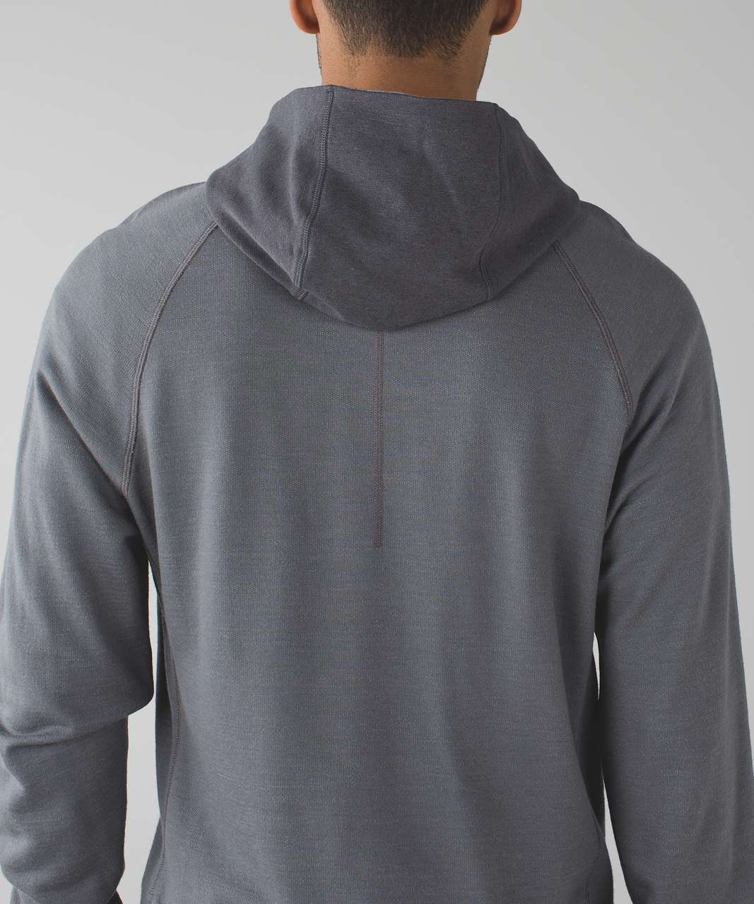 Lululemon Arrival 1/4 Zip - Heathered Slate / Dark Slate