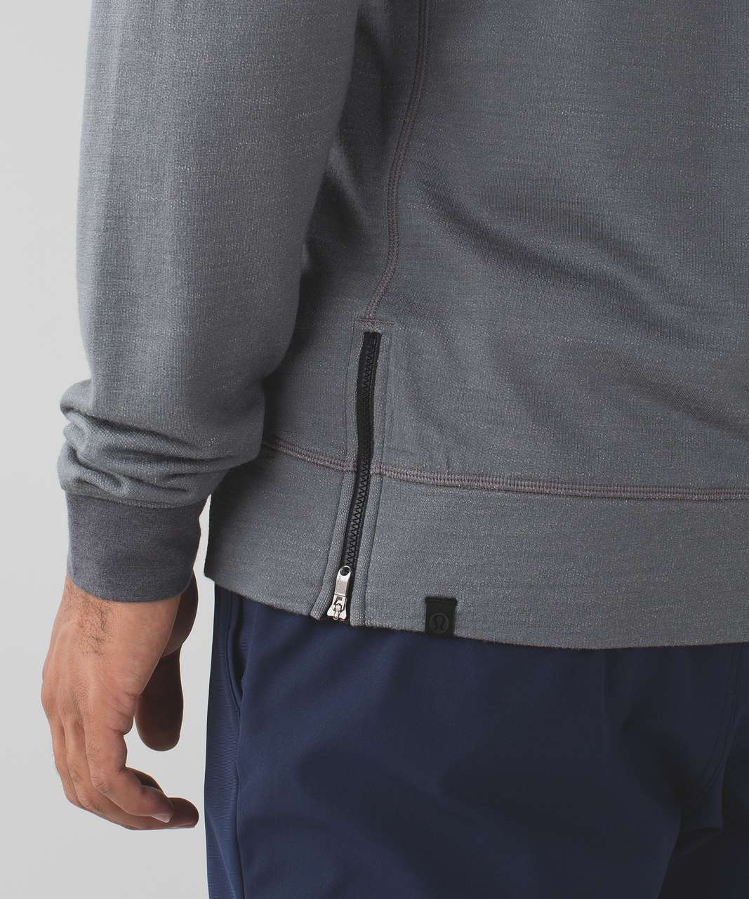 Lululemon Arrival 1/4 Zip - Heathered Slate / Dark Slate - lulu