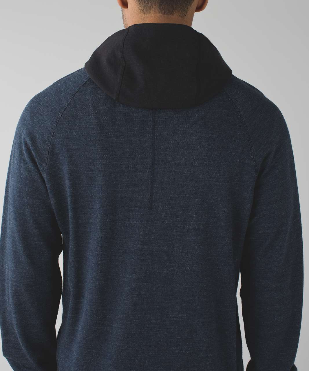 Lululemon Arrival 1/4 Zip - Heathered Inkwell / Black