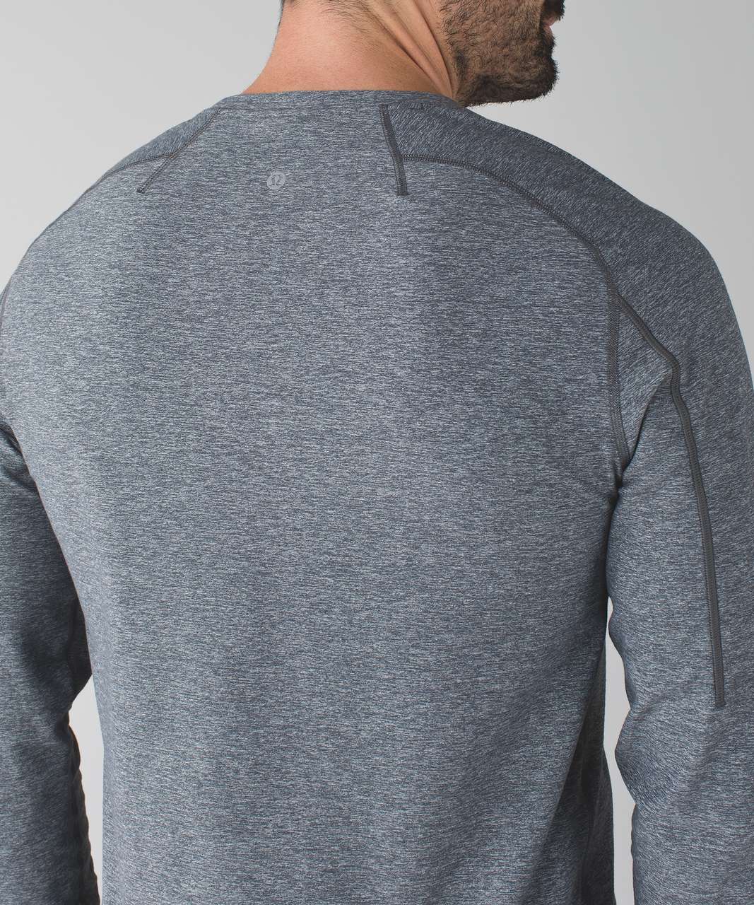 Lululemon Surge Warm Crew *Silver - Heathered Dark Slate