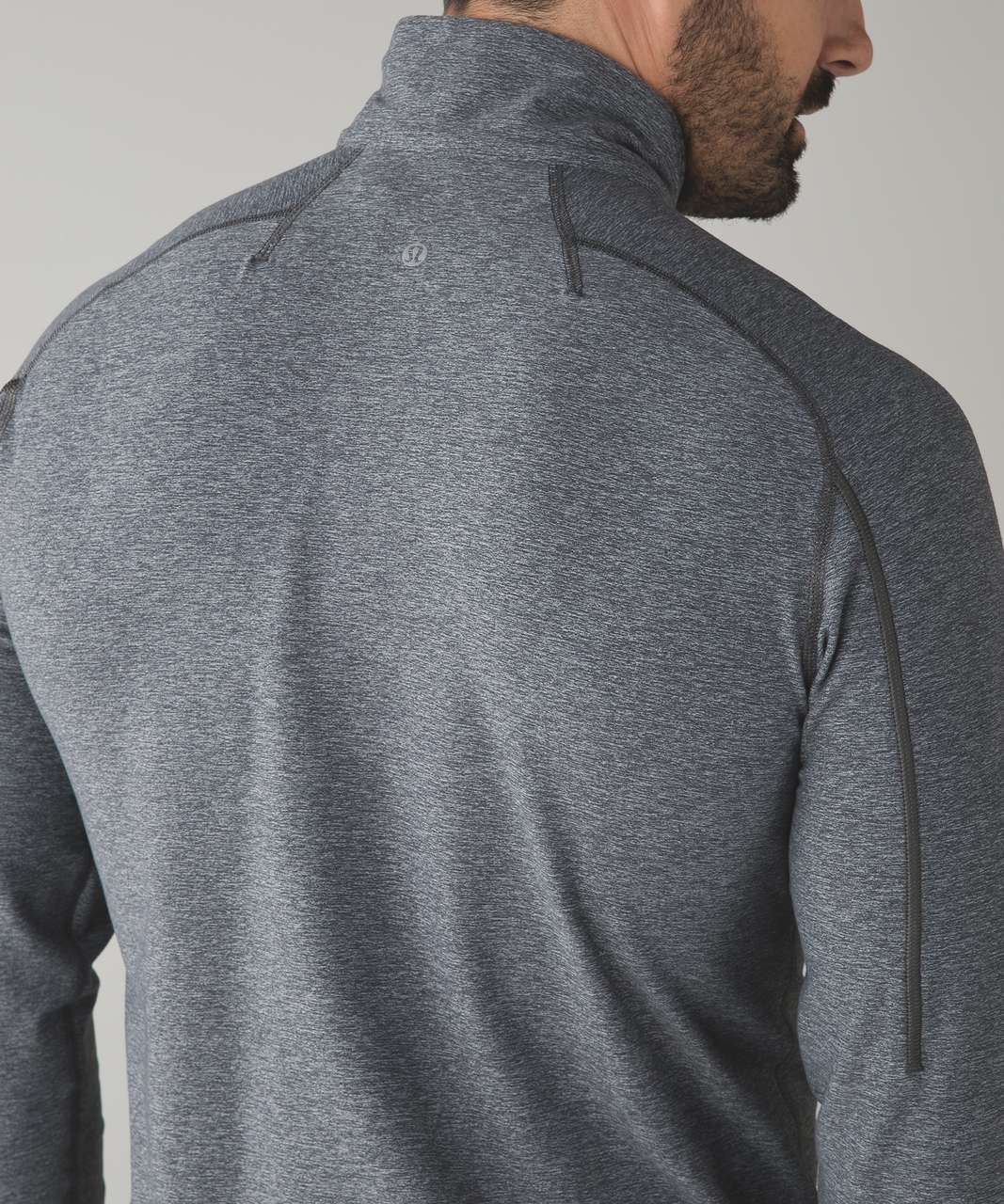 Lululemon Surge Warm 1/2 Zip *Silver - Heathered Dark Slate