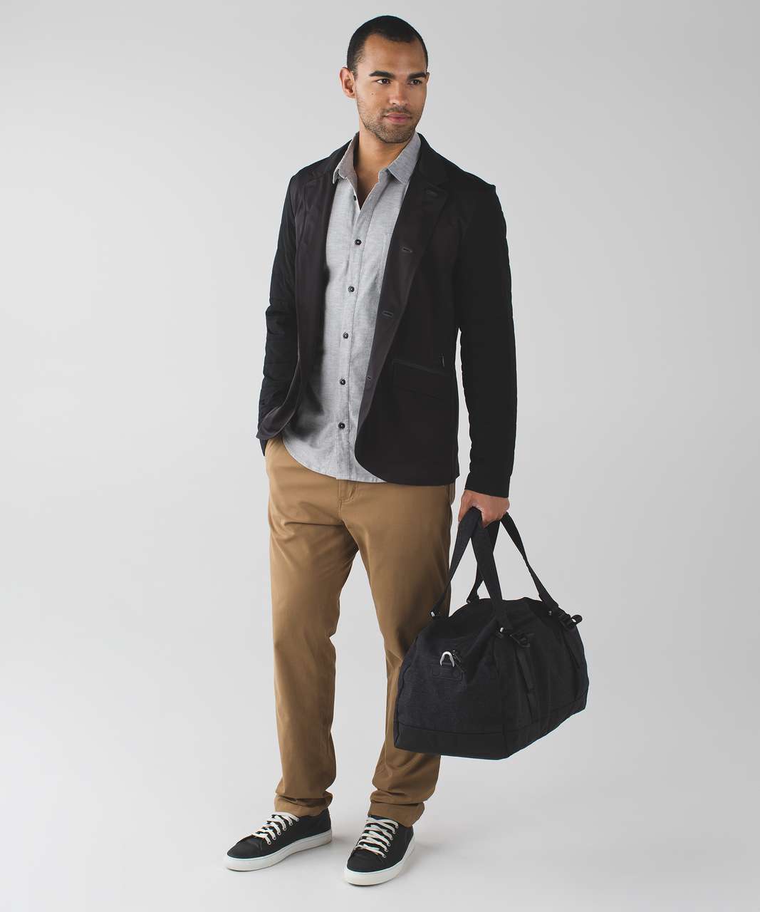 Lululemon Outer Blazer - Black / Heathered Slate