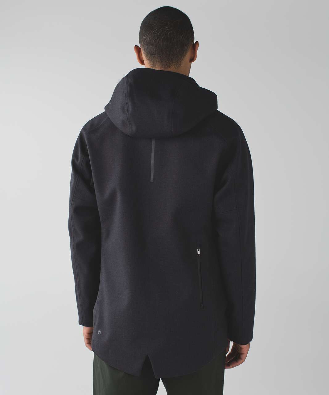 Lululemon Return Of The Mac Jacket - Black / Heathered Deep Coal ...