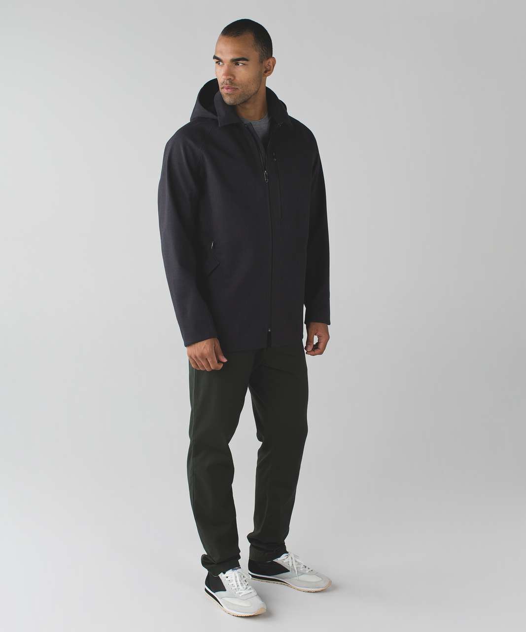 Lululemon Return Of The Mac Jacket - Black / Heathered Deep Coal / Black