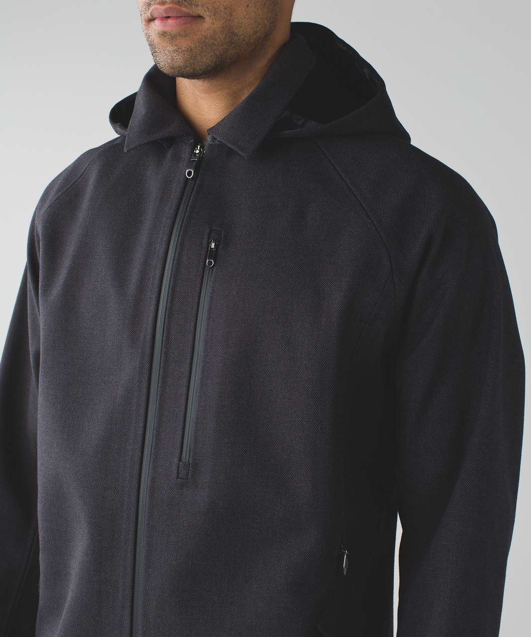 Lululemon Return Of The Mac Jacket - Black / Heathered Deep Coal / Black