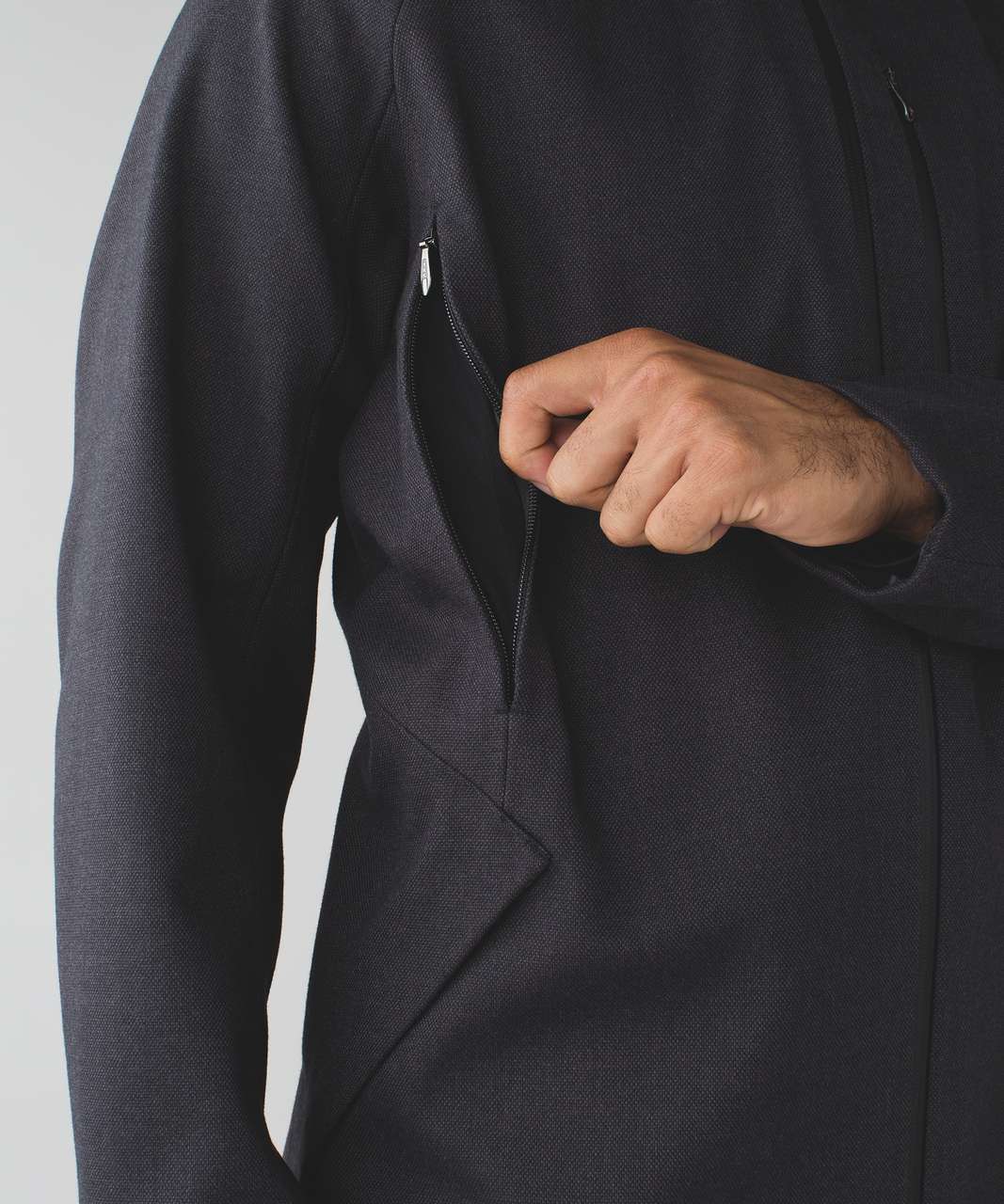 Lululemon Return Of The Mac Jacket - Black / Heathered Deep Coal / Black