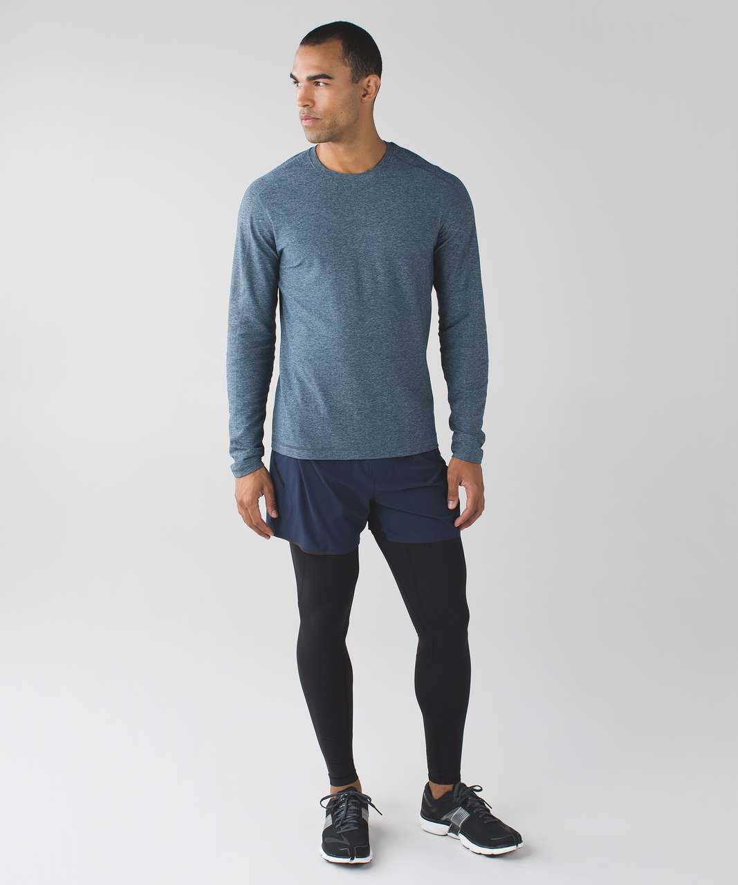 Lululemon Surge Warm Crew *Silver - Heathered Alberta Lake