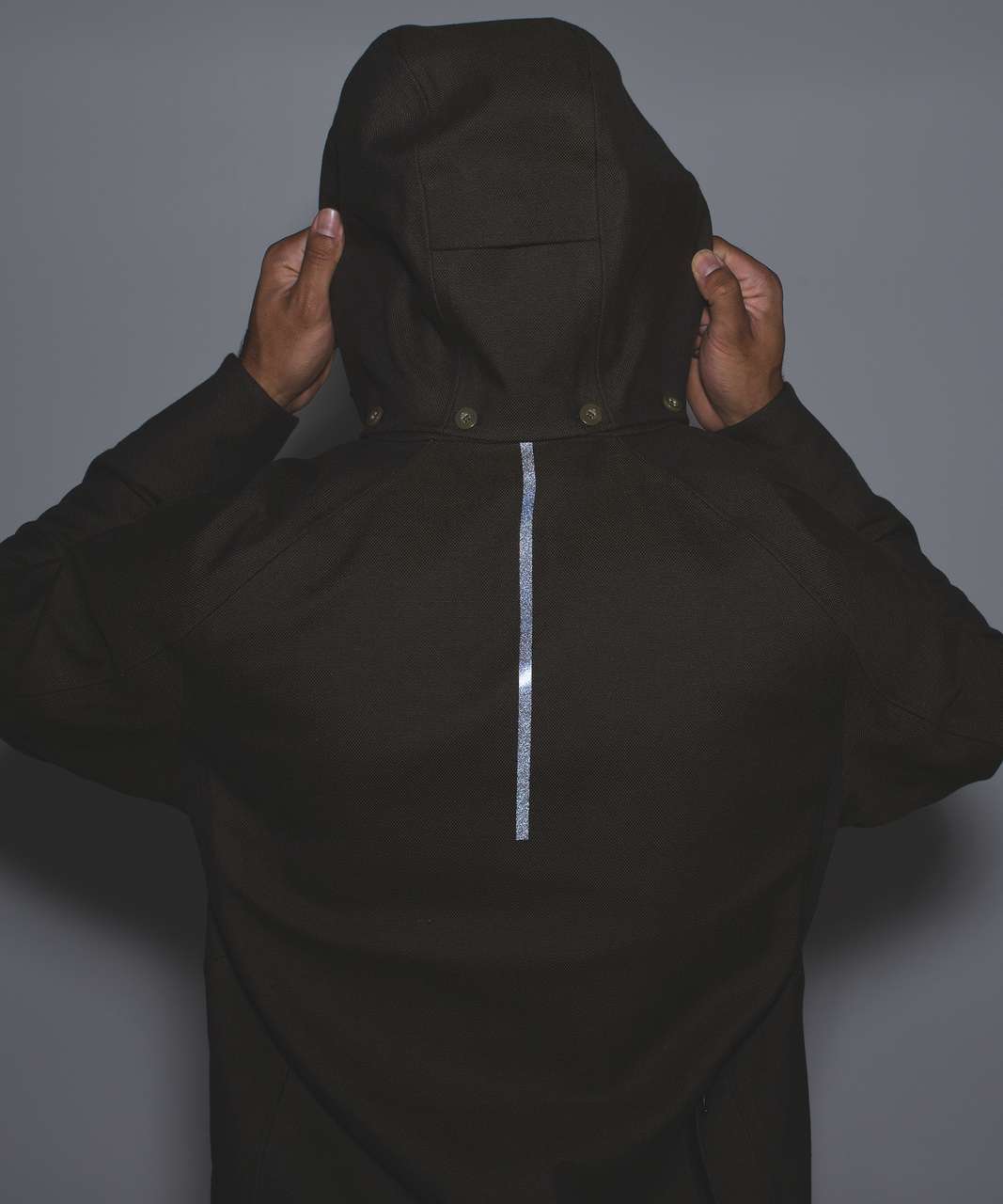 Lululemon Return Of The Mac Jacket - Black / Heathered Moss / Black