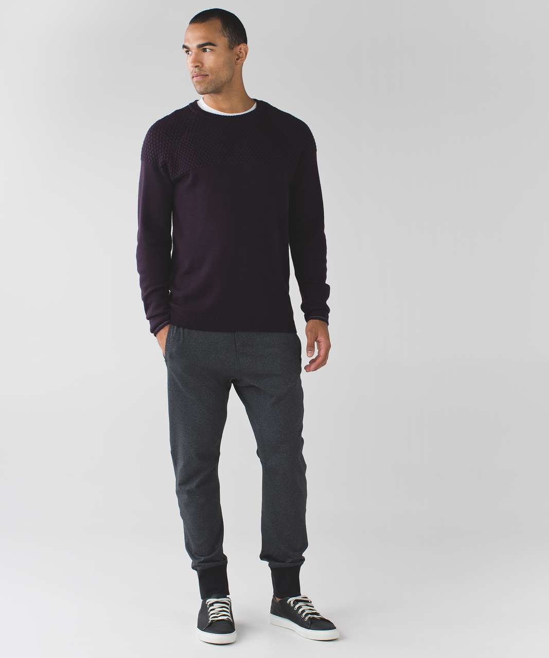 Lululemon My Mantra Pant - Heathered Charcoal / Black - lulu fanatics