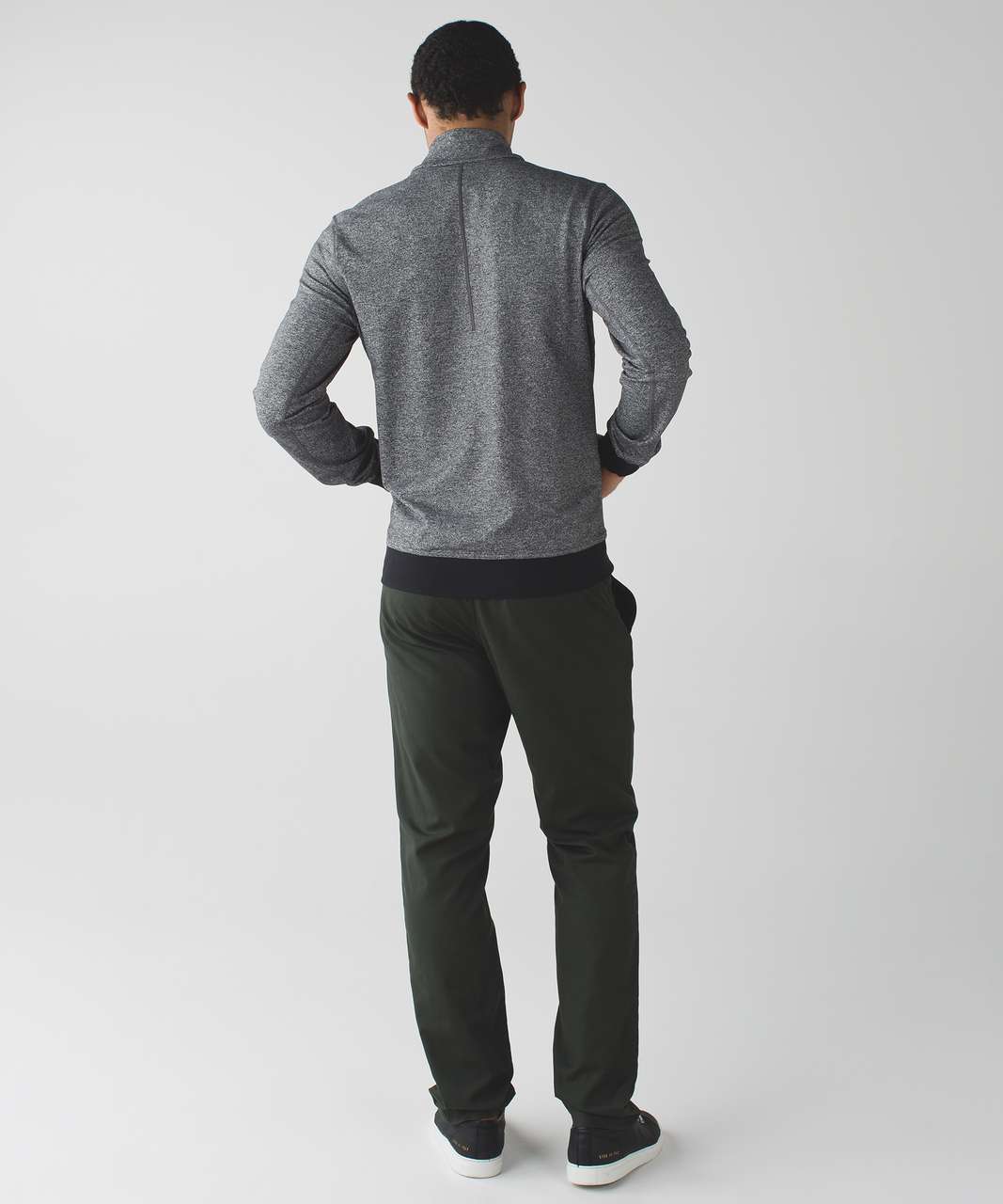 Lululemon PrePost Jacket - Heathered Black / Black